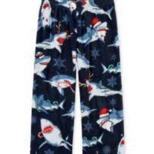 ⭐Children's Place Fleece Holiday Sharks PJ Bottoms